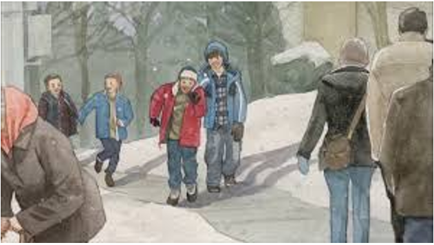 5 Somebodys mother 4 red jacket